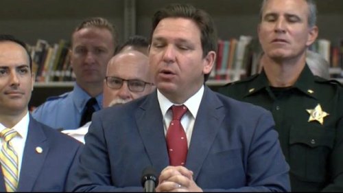 Gov. DeSantis (R-FL), in a very interesting approach to teacher shortage, bashes people who receive teaching degrees.