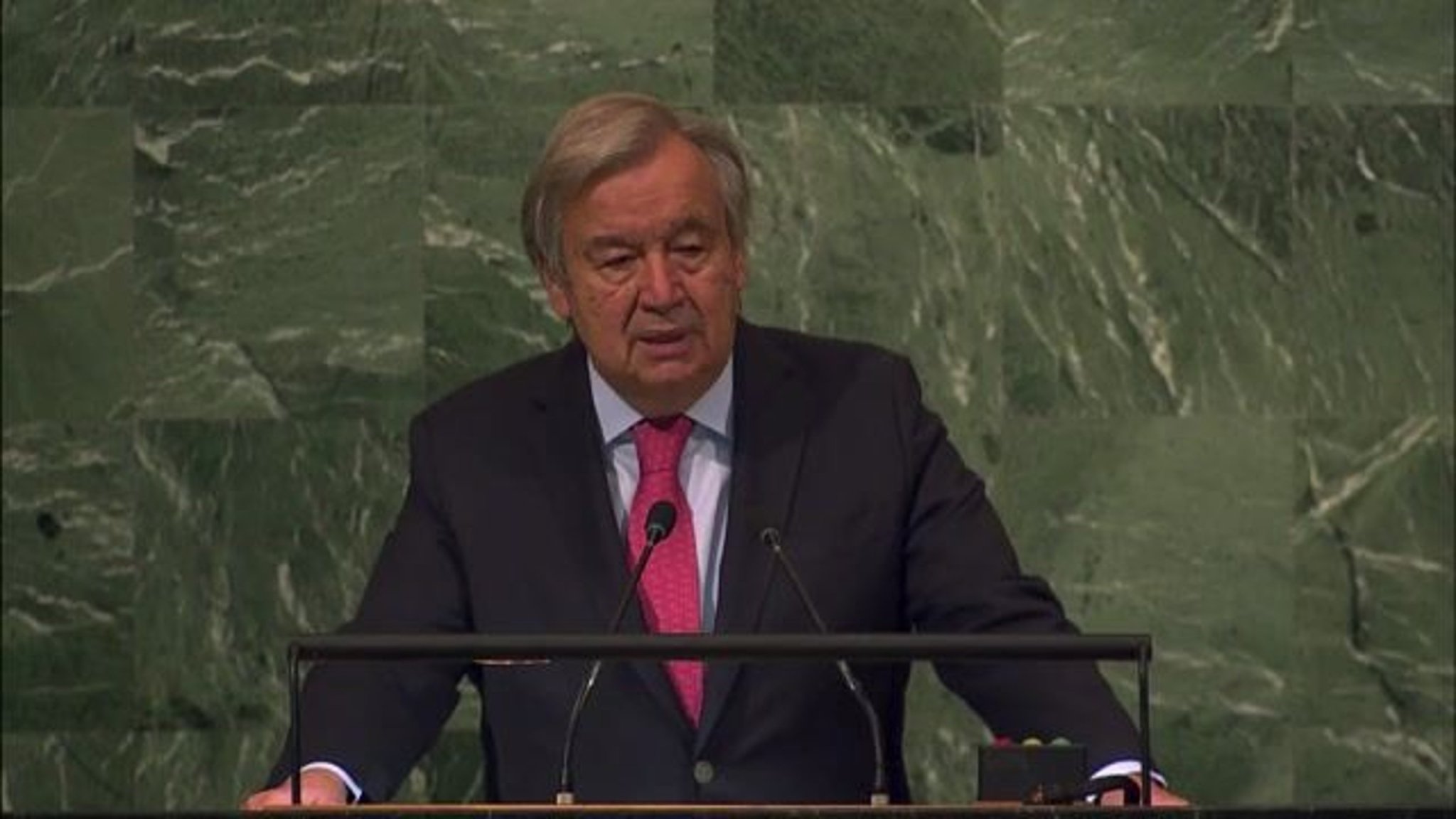 UN Secretary-General António Guterres: “Our world is in big trouble."