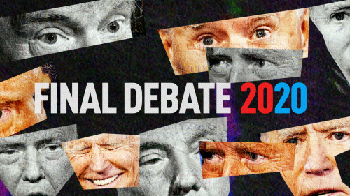 Muted, Candidates' Faces Get Loud