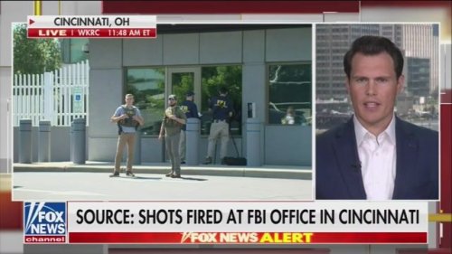 An armed gunman attacked an FBI office in Cincinnati earlier this morning. He has since fled the scene.