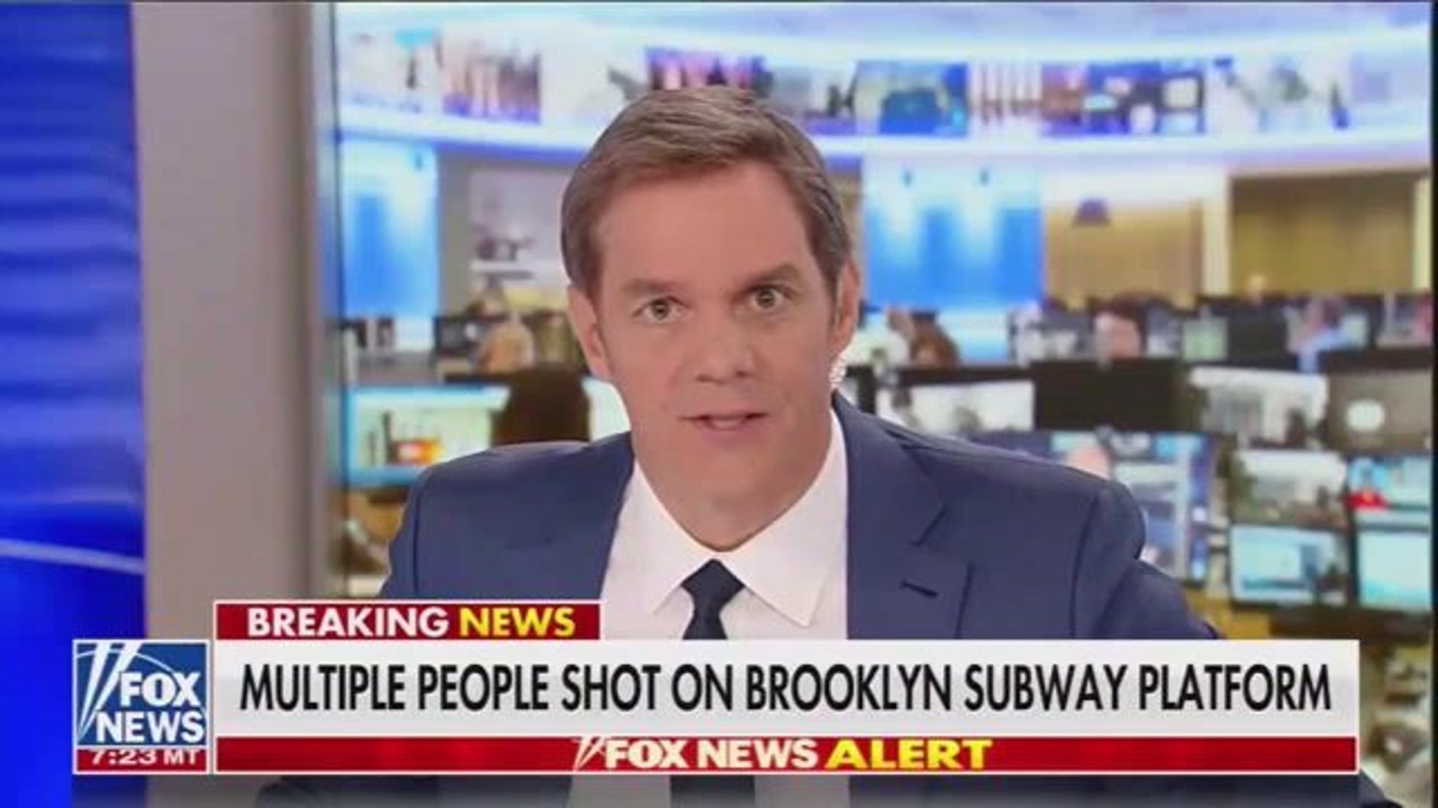 Multiple people reportedly shot at a subway station in Brooklyn; NYC Fire Dept. reported several undetonated devices.