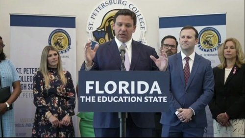 Gov. Ron DeSantis (R-FL) calls for term limits for school board members to prevent “posturing for the next election.”