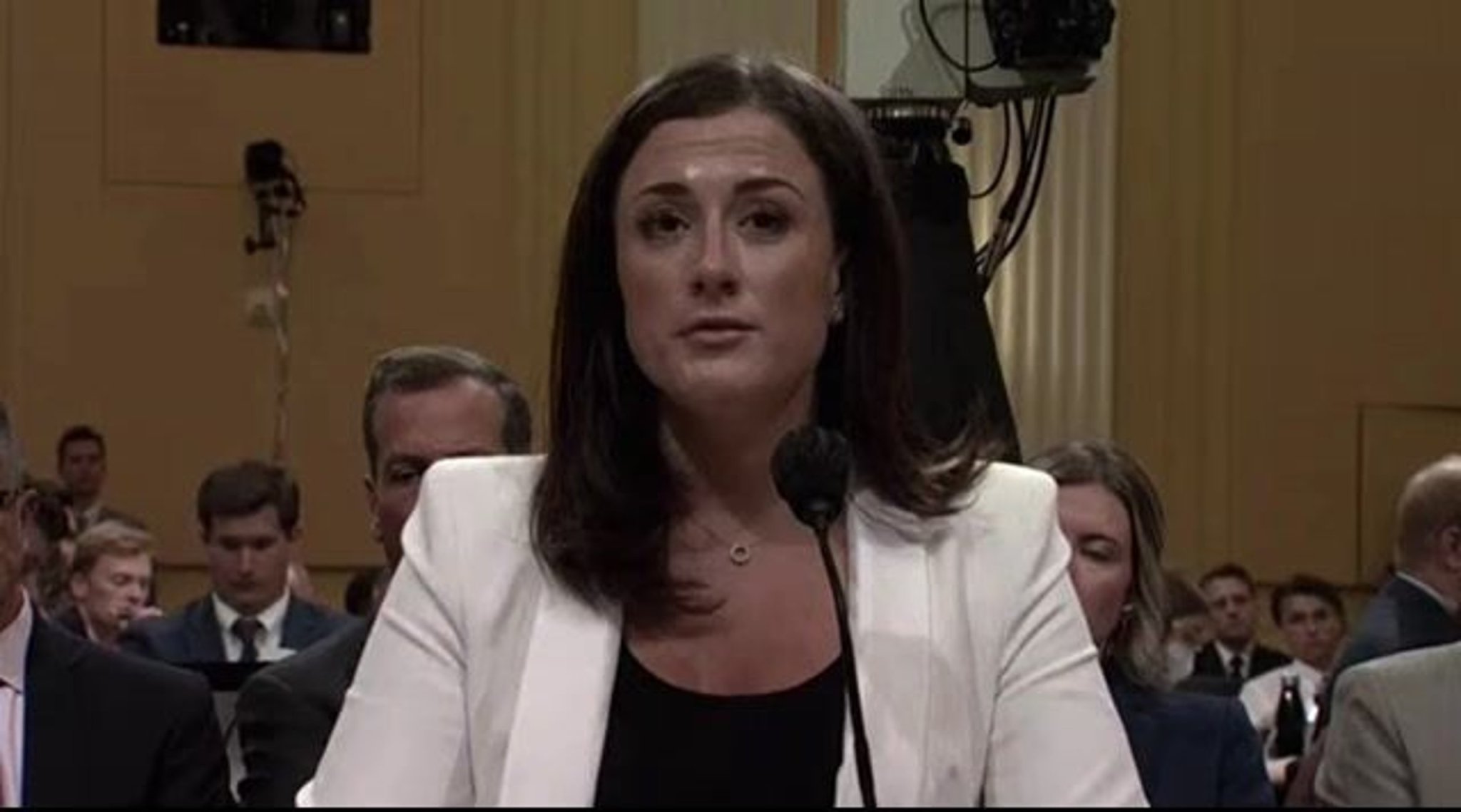 Meadows aide Cassidy Hutchinson testifies that she heard Donald Trump wanted to go to the Capitol.