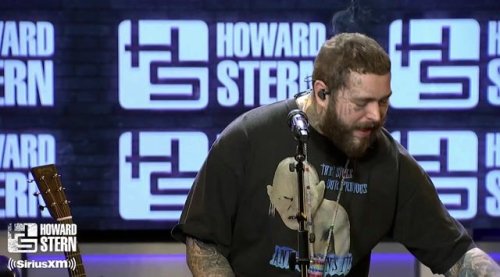 Rapper Post Malone reveals he has a baby daughter during an appearance on The Howard Stern Show.