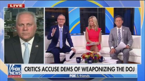 Fox’s Doocy surprisingly presses Rep. Scalise on FBI agents receiving death threats due to baseless GOP attacks.