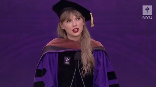 Taylor Swift gives advice to NYU grads: 