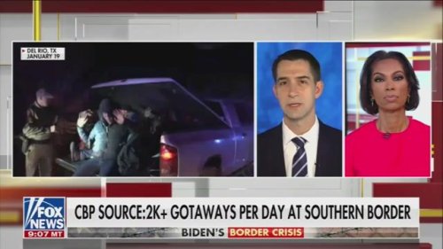 Sen. Tom Cotton (R-AR) says migrants are taking “jobs ... that are gonna harm working class Americans.”