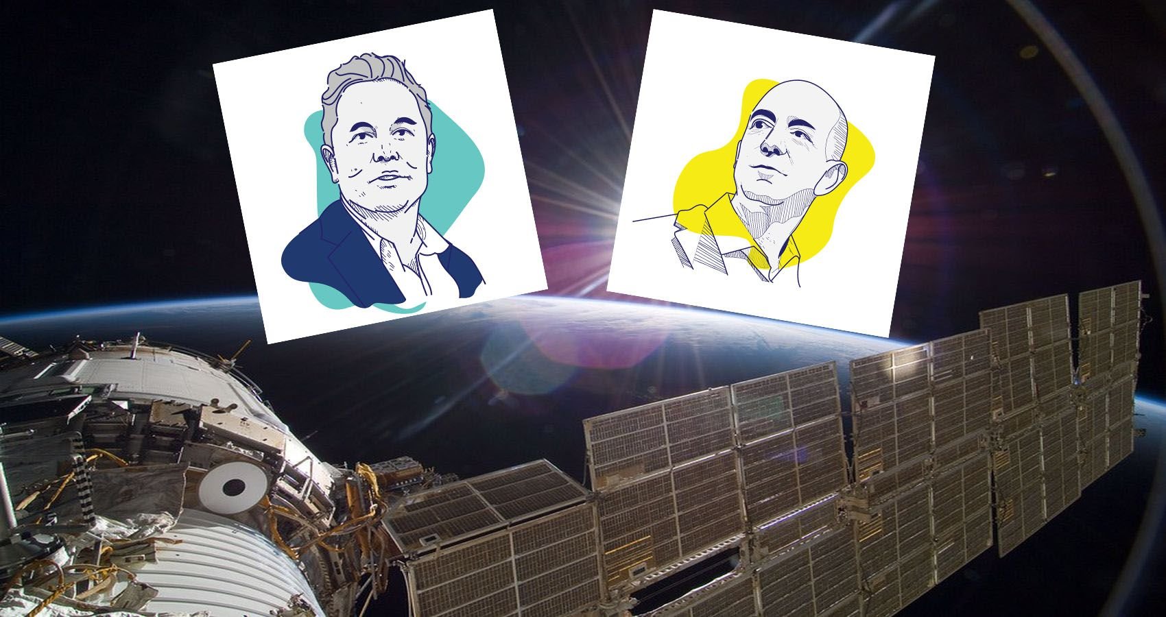 Battle of the Billionaires: The Clash Between Elon Musk & Jeff Bezos Over NASA