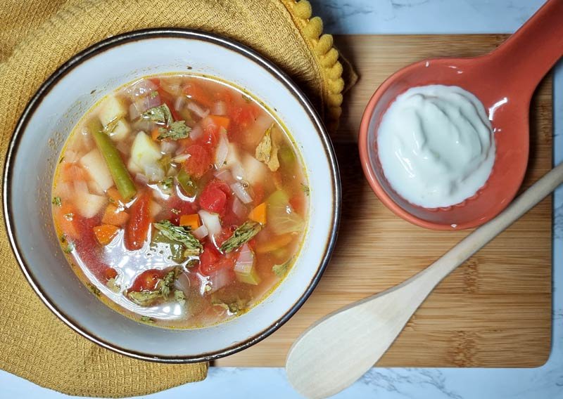 Ciorba de Legume - How to Make Romanian Vegetable Soup Recipe - The Romanian Cookbook
