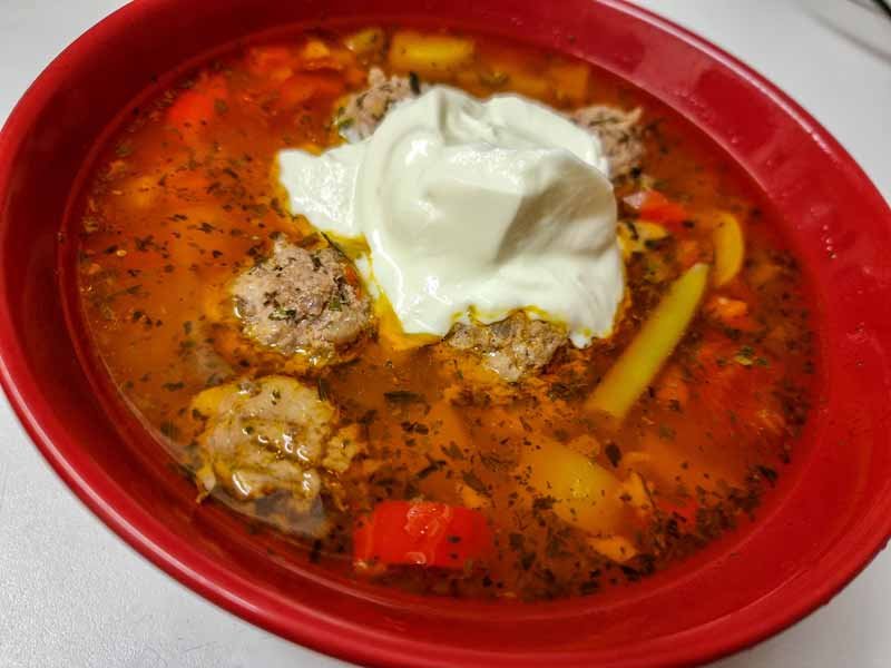 How to Make Ciorba de Perisoare - Romanian Meatball Soup Recipe - The Romanian Cookbook