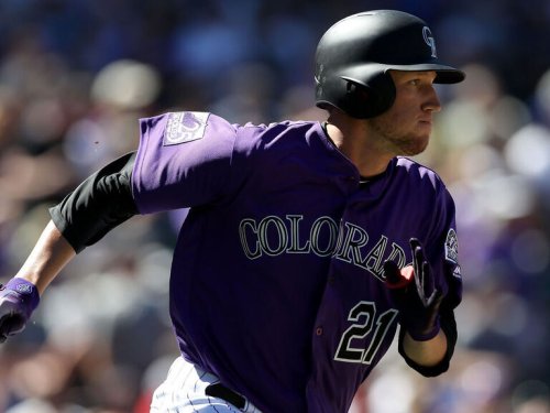 Rockies' Freeland fine after collision at plate as pinch runner