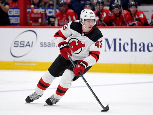 Devils' Luke Hughes to make playoff debut in Game 3 vs. Hurricanes ...