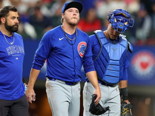 Cubs' Steele exits vs. Rangers with hamstring tightness
