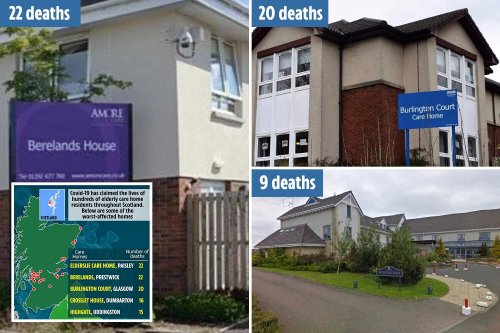 Over 1,600 Scots in care homes killed by Covid-19 with 5,600 suspected cases