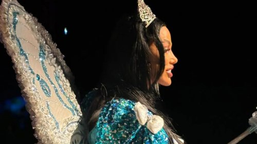 First look at Katie Price in her new role as she’s seen as a fairy in Pinocchio