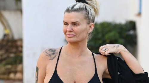 Kerry Katona shows off incredible 4st weight loss in black swimsuit