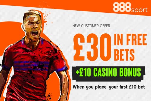 New 888sport customers get £30 in FREE BETS plus £10 casino bonus