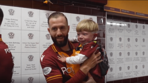 Motherwell make appeal for adorable 4-year-old who taught star new celebration