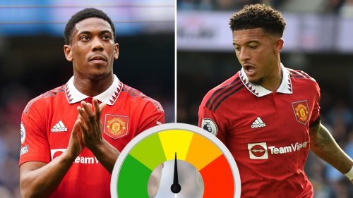Man Utd ratings: Sancho a bystander with Martial only positive against Man City