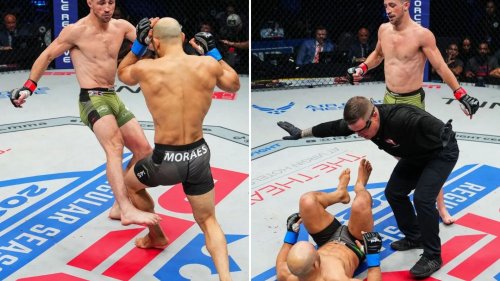 Brit MMA star Loughnane leaves opponent Moraes unable to stand in brutal PFL win