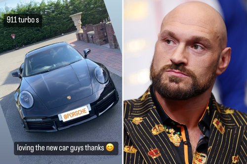 Fury splashes out £170,000 on a Porsche just days after scrapping Joshua clash