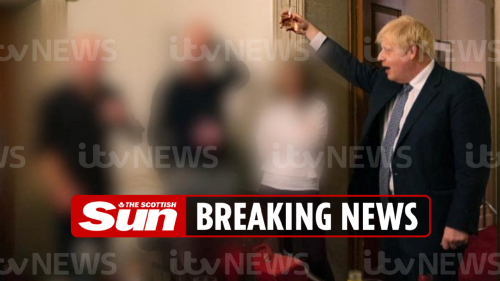 Scottish leaders blast latest Partygate photo leak showing PM drinking a toast