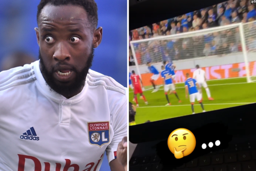 Moussa Dembele trolls Gers fans with footage of him watching Tavernier own goal