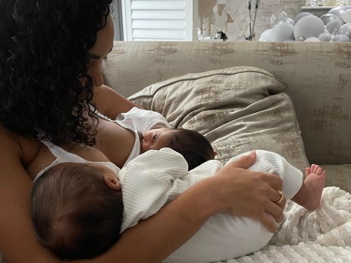 Little Mix's Leigh Anne Pinnock shares rare pics of her twins as they turn one