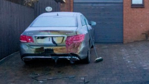 Scots gangster has TWO cars firebombed in long-running underworld feud