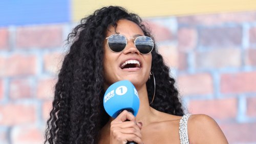 Vick Hope shows off huge engagement ring from Calvin Harris at Radio 1 event