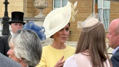 Kate to meet family of girl who died of cancer as she dazzles at Garden Party