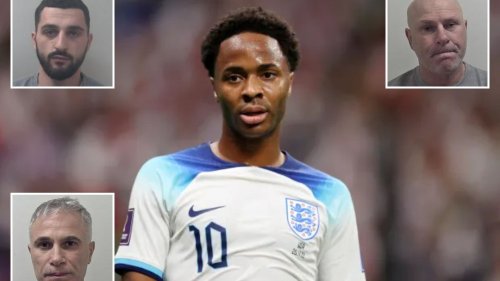Urgent manhunt for three men wanted over £300k burglary of Raheem Sterling's home while star was at World Cup
