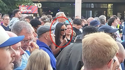 TV presenter goes unnoticed as she leaves Wembley after Man City's FA Cup loss