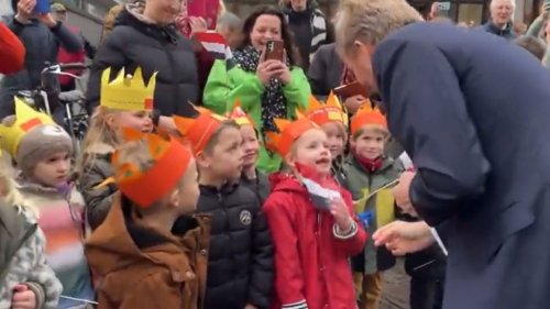 Watch moment King of Netherlands makes cruel dig at recovering Princess Kate