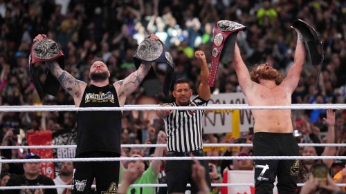 WrestleMania Night 1 results: Zayn and Owens win tag titles as Logan Paul loses