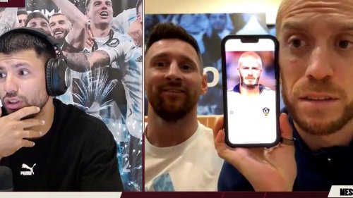 Messi grins as Argentina pal Papu Gomez shows off his ‘David Beckham’ haircut