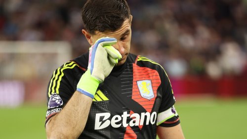 Martinez in tears as he waves goodbye to fans after Aston Villa's last home game
