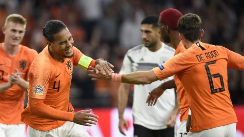 Holland 1 Belgium 0: Van Dijk heads Van Gaal's men into Nations League finals