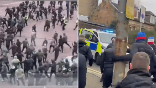 Inside terrifying Rangers-Celtic fan violence as ultras clashed before cup final