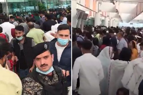 Chaos at Islamabad Airport as hundreds rush to UK before 4am deadline