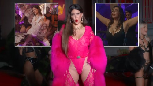 Wanda Nara shares full music video for song after teasing in see-through outfit