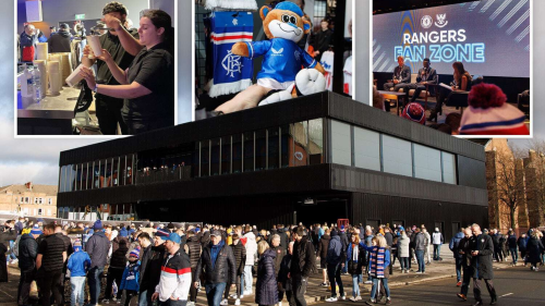 Inside New Edmiston House as Gers fans enjoy pre-match pint and lap up new shop