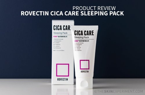Rovectin Cica Care Sleeping Pack Review - The Skin Experiment
