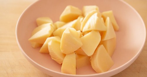 taiwanese bamboo salad with fresh bamboo shoots