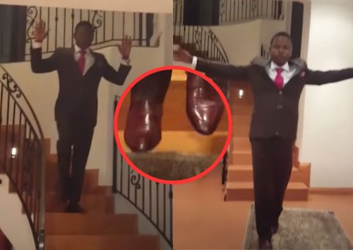 HILARIOUS: Watch as Prophet Shepherd Bushiri walks on AIR