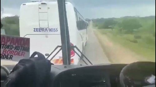 Viral Video: Conductor films his demise as racing bus crashes into truck