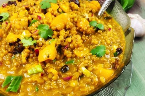 Wheat and peach salad: A perfect summer side dish