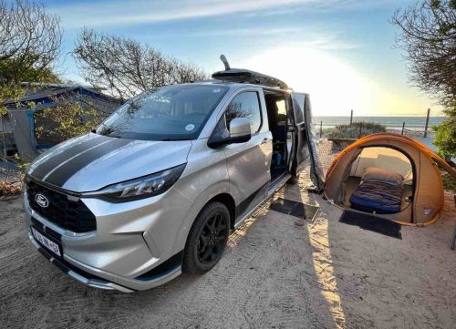 Elevated VAN life in the Ford Transit Custom Sport
