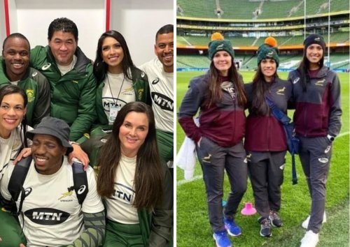 Sorry Elton, Zeenat Simjee celebrates Springboks win abroad
