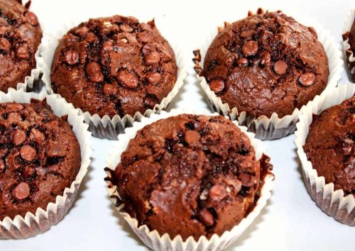 Moist and deliciously decadent Chocolate Muffins